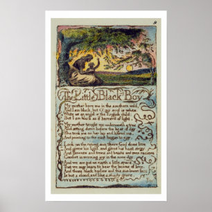 'The Little Black Boy', plate 8 (Bentley 9) from ' Poster