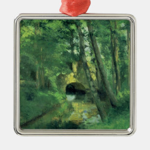 The Little Bridge, Pontoise, 1875 Metal Tree Decoration