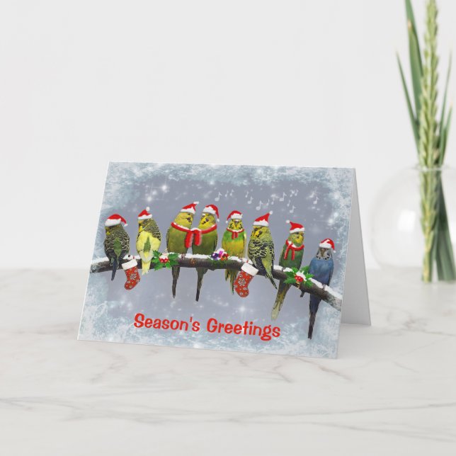 The Little Carollers Card (Enter Your Own Message) (Front)