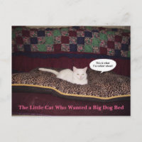 The Little Cat Who Wanted a Big Dog Bed