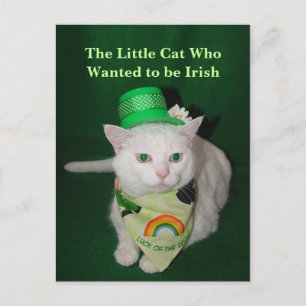 The Little Cat Who Wanted to be Irish Postcard