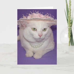 The Little Cat Who Wanted to go to Church Easter Holiday Card