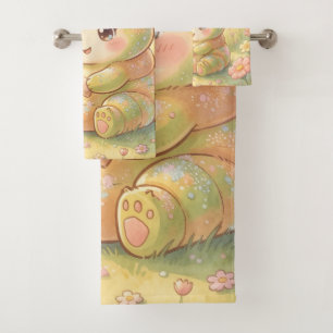 The Little Caterpillar’s Magical Journey 🐛✨1 Bath Towel Set