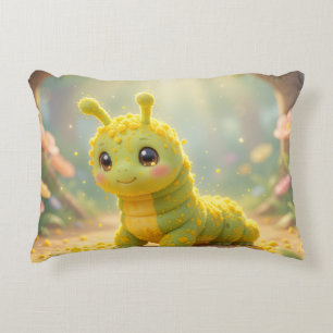 The Little Caterpillar’s Magical Journey 🐛✨ Decorative Cushion