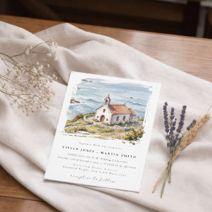 The Little Chapel By The Sea Wedding Invitation