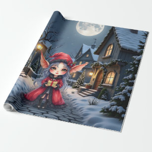 The Little Christmas Messenger. Wrapping Paper