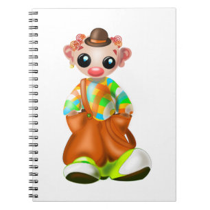 The Little Clown Notebook - Circus - Painting