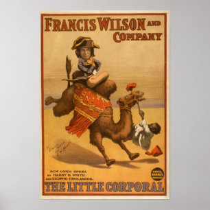 "The Little Corporal" Camel Egyptian Baby Theatr Poster