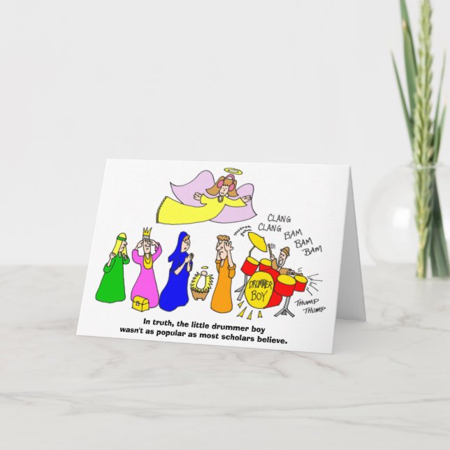 The little drummer boy holiday card (Front)