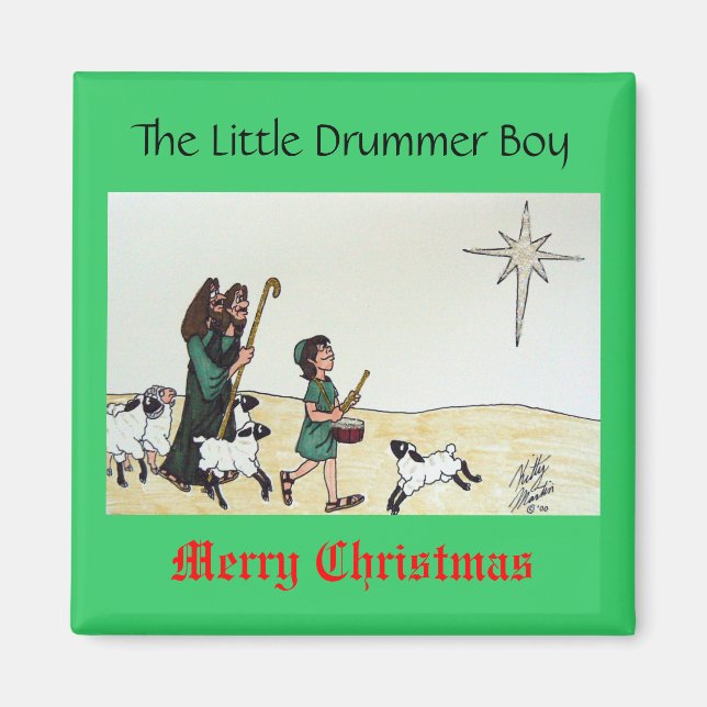 The Little Drummer Boy, Mer... Magnet (Front)