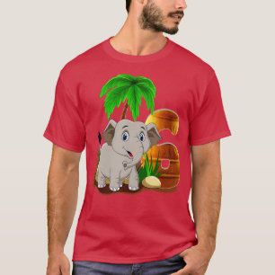 The Little Elephant Birthday 6 Year Old 6th Birth T-Shirt