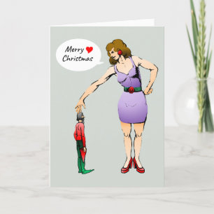 The Little Elf Christmas Card