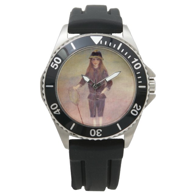 The Little Fishergirl (by Pierre-August Renoir) Watch (Front)