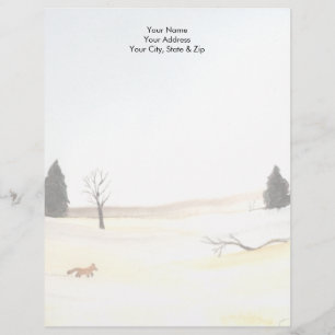 The Little Fox Custom Letterhead
