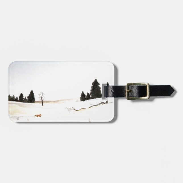 The Little Fox Luggage Tag (Front Horizontal)