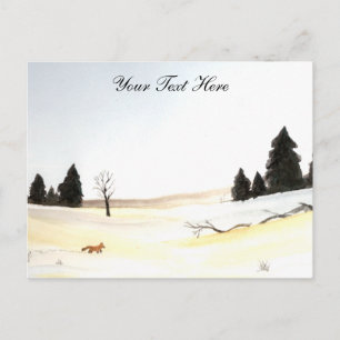 The Little Fox postcard