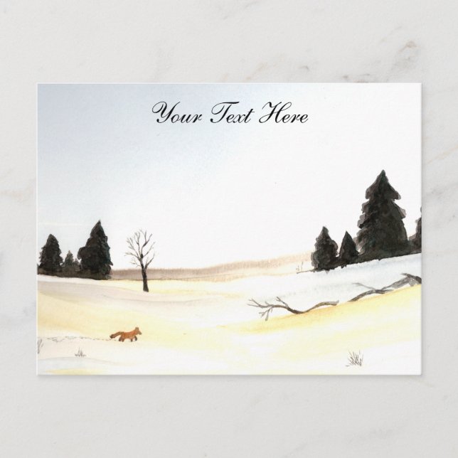 The Little Fox postcard (Front)