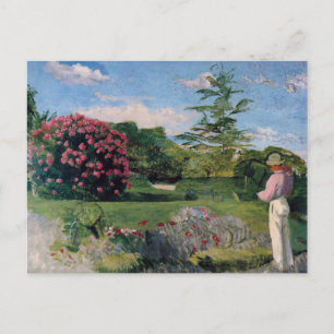 The Little Gardener, Frederick Bazille Postcard