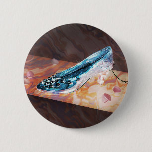 The Little Glass Slipper 6 Cm Round Badge