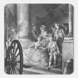 The Little Godfathers Square Sticker