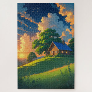 The Little House on the Golden Hill Puzzle