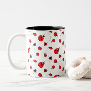 The Little Ladybugs Two-Tone Coffee Mug