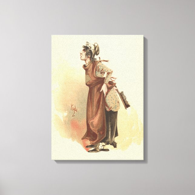 The Little Marchioness from The Old Curiosity Shop Canvas Print (Front)