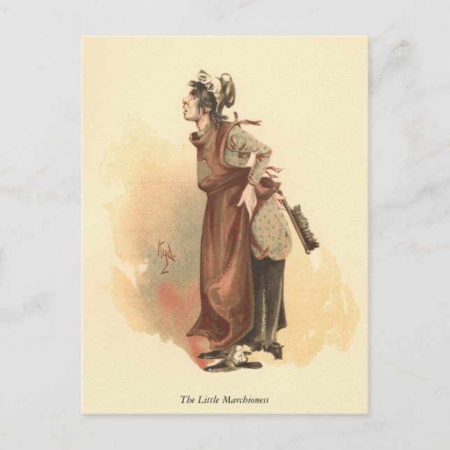 The Little Marchioness from The Old Curiosity Shop Postcard (Front)