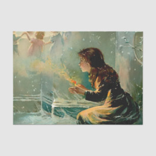 “The Little Match Girl” by E S Hardy Tissue Paper