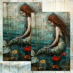 THE LITTLE MERMAID DECOUPAGE TISSUE PAPER