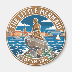 The Little Mermaid Denmark Magnet