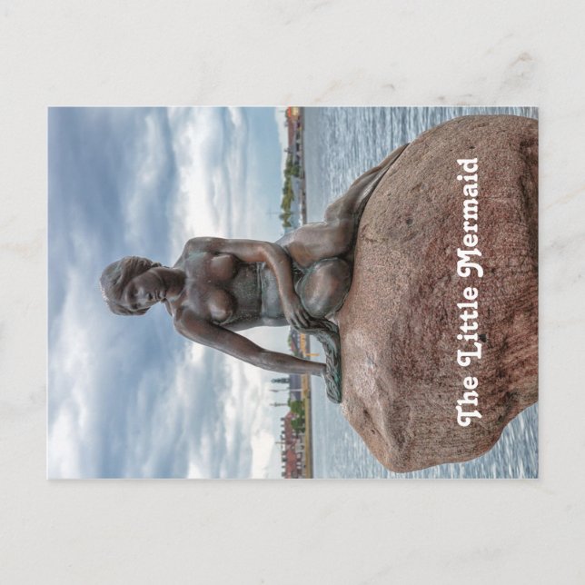 The little mermaid- Denmark statue Postcard (Front)