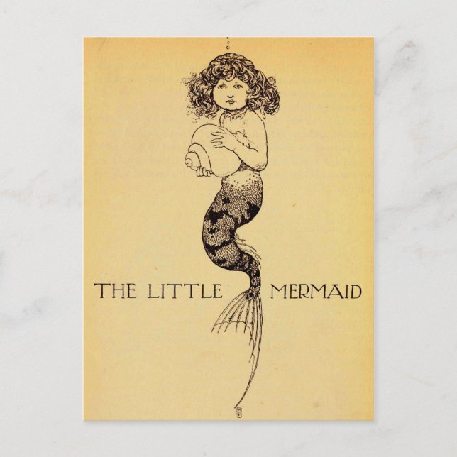 The Little Mermaid Postcard (Front)