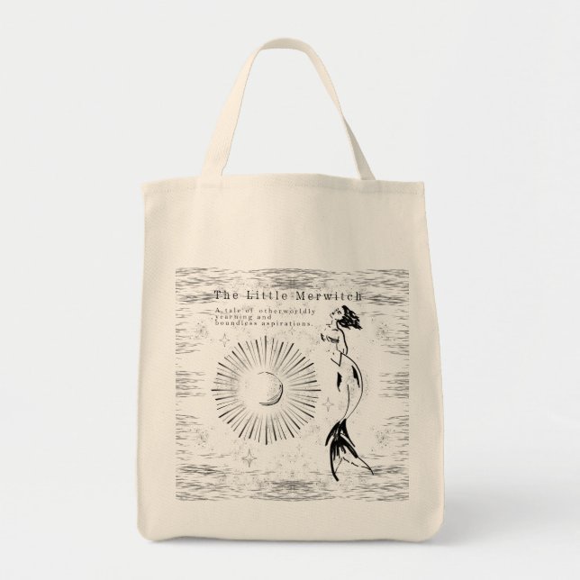 The Little Merwitch Tote Bag (Front)