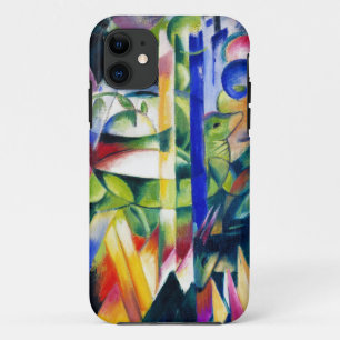 The Little Mountain Goats painting by Franz Marc iPhone 11 Case