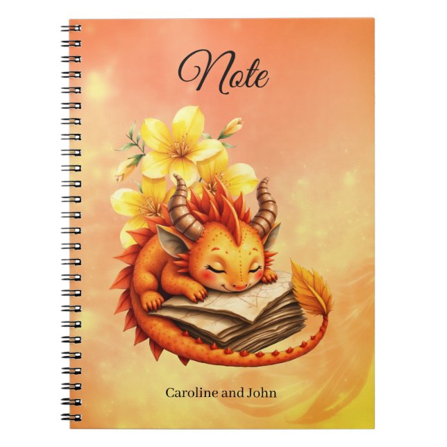 The Little Mystic Dragon.  Notebook (Front)