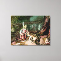 The Little Old Man of the Woods Mural Vintage