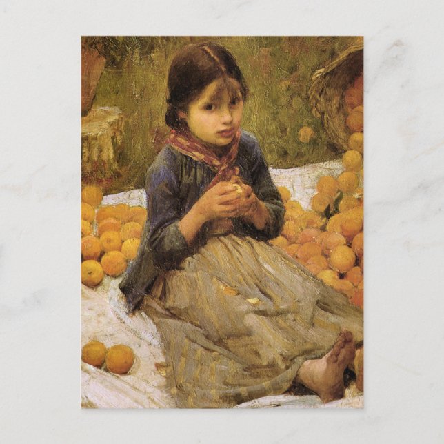 The Little Orange Gatherer Postcard (Front)