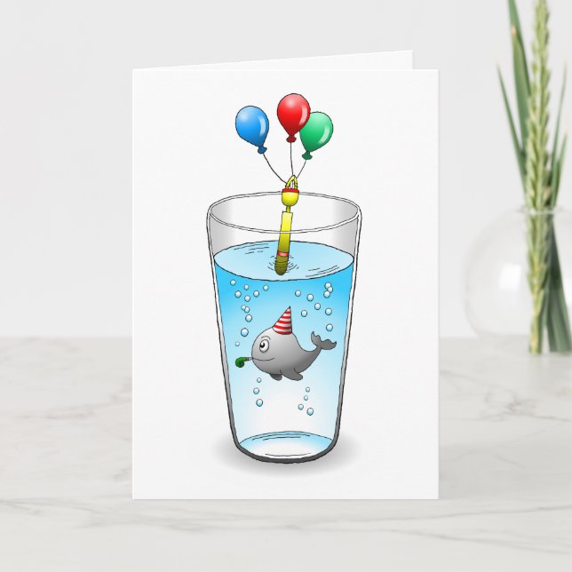 The little party whale invitation (Front)