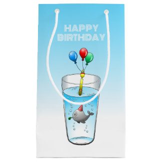 The little party whale small gift bag