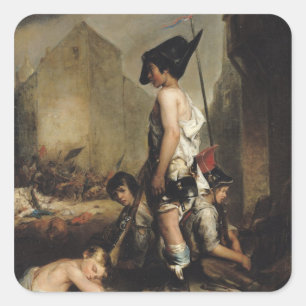 The Little Patriots, 1830 Square Sticker