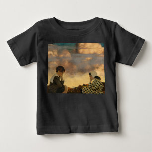 The Little Peach, 1904 by Maxfield Parrish Baby T-Shirt