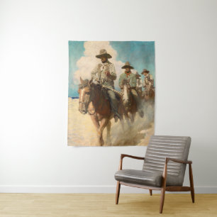 The Little Posse Started Out on its Journey Tapestry