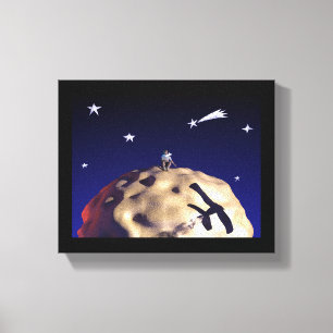 THE LITTLE PRINCE after "Le Petit Prince - Canvas Print