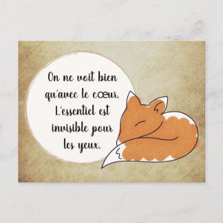 The Little Prince quote Postcard