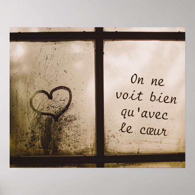 The little prince quote poster (Front)