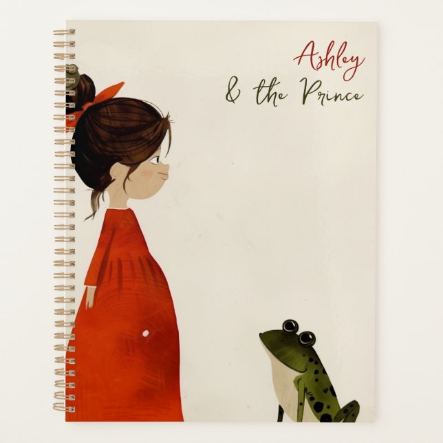 the Little Princess and the Frog Planner (Front)