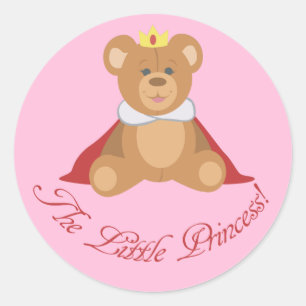 The Little Princess Classic Round Sticker