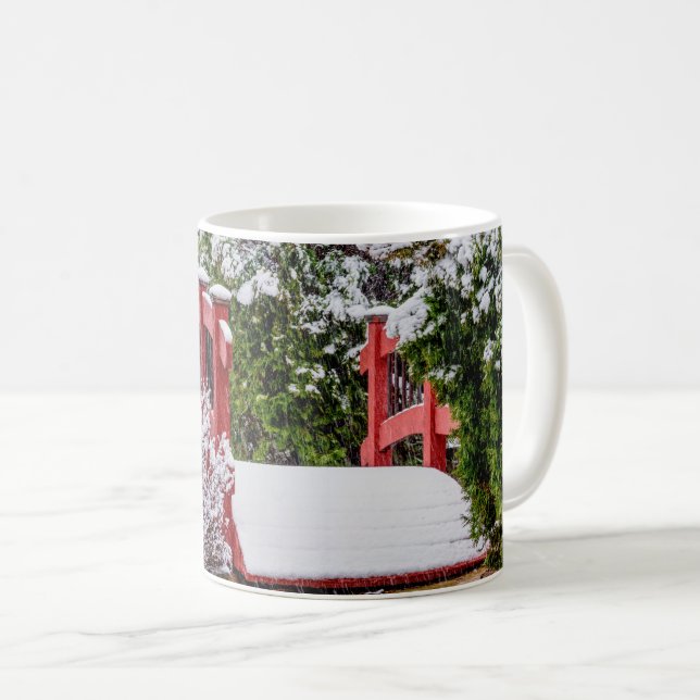 The Little Red Bridge Coffee Mug (Front Right)