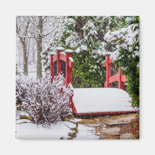 The Little Red Bridge Magnet